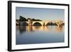 Bridge St. Benezet over Rhone River at Sunrise, France-Markus Lange-Framed Photographic Print