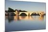 Bridge St. Benezet over Rhone River at Sunrise, France-Markus Lange-Mounted Photographic Print