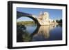 Bridge St. Benezet over Rhone River, Avignon, Vaucluse, Provence-Alpes-Cote D'Azu, France-Markus Lange-Framed Photographic Print