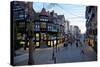 Bridge Street at Christmas, Chester, Cheshire, England, United Kingdom, Europe-Frank Fell-Stretched Canvas