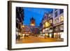 Bridge Street at Christmas, Chester, Cheshire, England, United Kingdom, Europe-Frank Fell-Framed Photographic Print