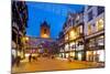 Bridge Street at Christmas, Chester, Cheshire, England, United Kingdom, Europe-Frank Fell-Mounted Photographic Print