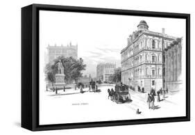 Bridge Street, Sydney, New South Wales, Australia, 1886-WC Fitler-Framed Stretched Canvas