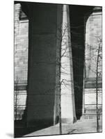 Bridge Support and Trees, New York, c. 1940-Brett Weston-Mounted Photographic Print
