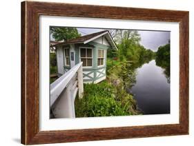 Bridge Tender House On The D&R Canal, New Jersey-George Oze-Framed Photographic Print