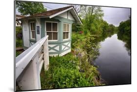 Bridge Tender House On The D&R Canal, New Jersey-George Oze-Mounted Photographic Print