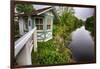 Bridge Tender House On The D&R Canal, New Jersey-George Oze-Framed Photographic Print