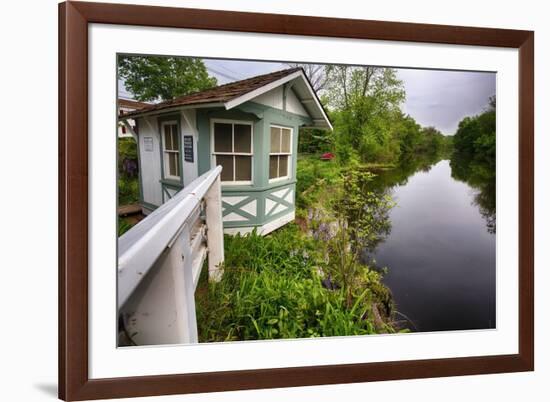 Bridge Tender House On The D&R Canal, New Jersey-George Oze-Framed Photographic Print