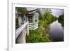 Bridge Tender House On The D&R Canal, New Jersey-George Oze-Framed Photographic Print