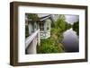 Bridge Tender House On The D&R Canal, New Jersey-George Oze-Framed Photographic Print