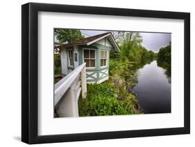 Bridge Tender House On The D&R Canal, New Jersey-George Oze-Framed Photographic Print