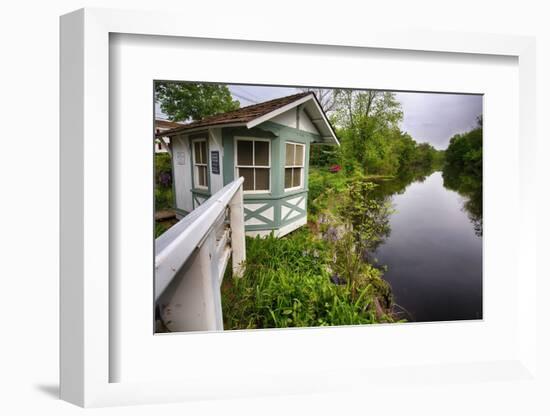 Bridge Tender House On The D&R Canal, New Jersey-George Oze-Framed Photographic Print