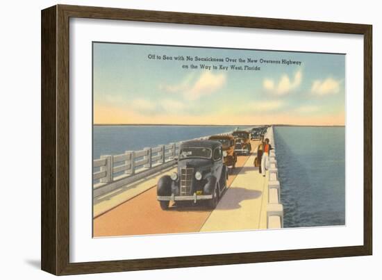 Bridge to Key West, Florida-null-Framed Art Print