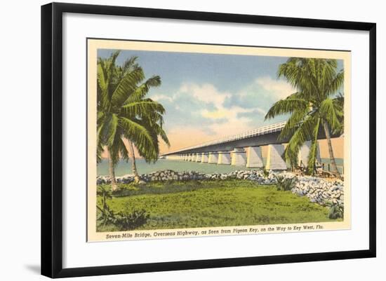 Bridge to Key West, Florida-null-Framed Art Print