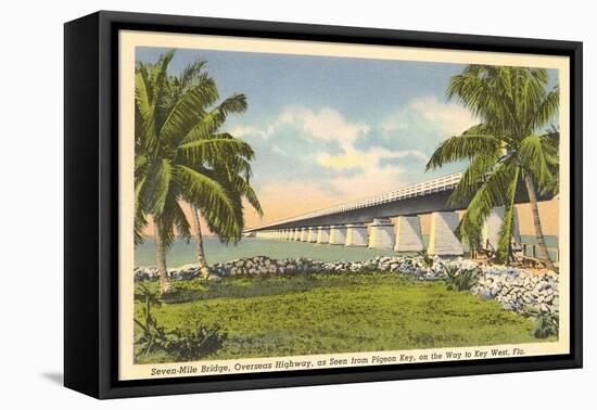 Bridge to Key West, Florida-null-Framed Stretched Canvas