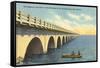 Bridge to Key West, Florida-null-Framed Stretched Canvas