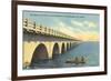 Bridge to Key West, Florida-null-Framed Art Print