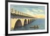 Bridge to Key West, Florida-null-Framed Art Print