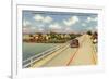 Bridge to Key West, Florida-null-Framed Premium Giclee Print