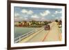 Bridge to Key West, Florida-null-Framed Premium Giclee Print