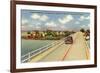 Bridge to Key West, Florida-null-Framed Premium Giclee Print