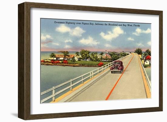 Bridge to Key West, Florida-null-Framed Art Print