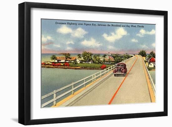 Bridge to Key West, Florida-null-Framed Art Print