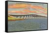 Bridge to Key West, Florida-null-Framed Stretched Canvas