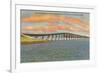 Bridge to Key West, Florida-null-Framed Premium Giclee Print