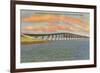 Bridge to Key West, Florida-null-Framed Premium Giclee Print