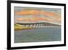 Bridge to Key West, Florida-null-Framed Premium Giclee Print