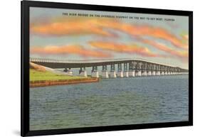 Bridge to Key West, Florida-null-Framed Art Print