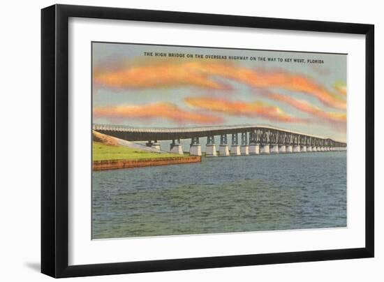 Bridge to Key West, Florida-null-Framed Art Print