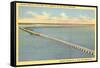 Bridge to Key West, Florida-null-Framed Stretched Canvas