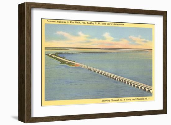 Bridge to Key West, Florida-null-Framed Art Print