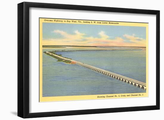 Bridge to Key West, Florida-null-Framed Art Print