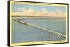 Bridge to Key West, Florida-null-Framed Stretched Canvas