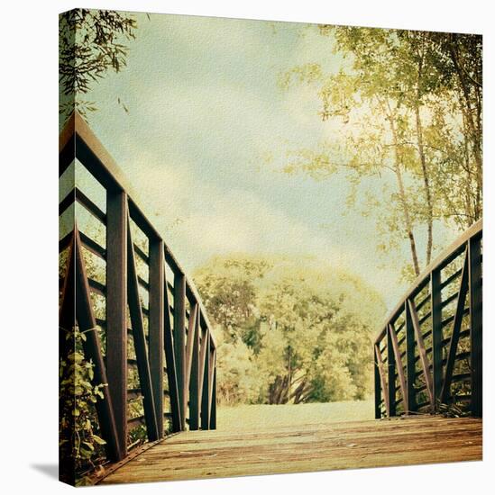 Bridge to Paradise-Sylvia Coomes-Stretched Canvas