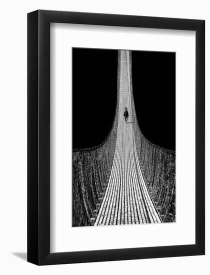 Bridge to the Future-null-Framed Art Print