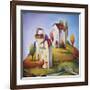 Bridge to the Village-Nina Dmitrieva-Framed Giclee Print