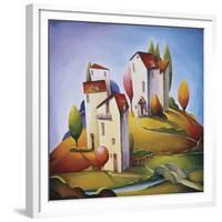 Bridge to the Village-Nina Dmitrieva-Framed Giclee Print