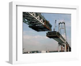 Bridge Under Construction, Japan-Adina Tovy-Framed Photographic Print