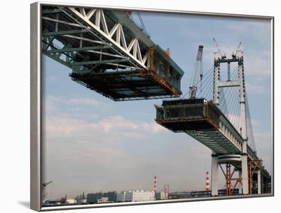 Bridge Under Construction, Japan-Adina Tovy-Framed Photographic Print