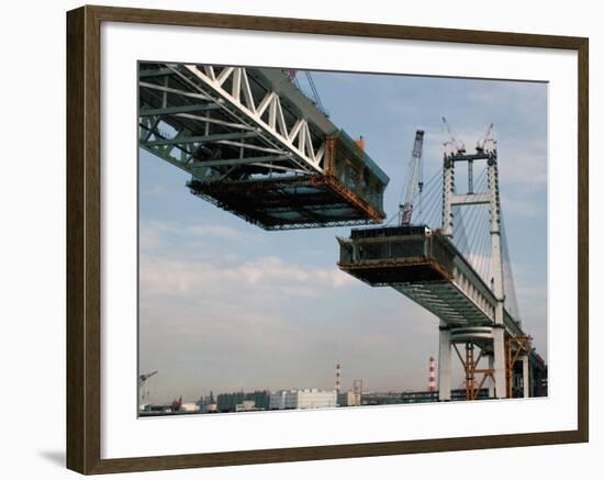 Bridge Under Construction, Japan-Adina Tovy-Framed Photographic Print
