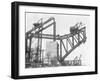 Bridge under Construction-null-Framed Photographic Print