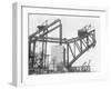 Bridge under Construction-null-Framed Photographic Print