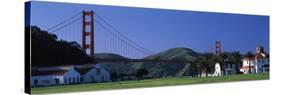Bridge Viewed from a Park, Golden Gate Bridge, Crissy Field, San Francisco, California, USA-null-Stretched Canvas