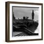 Bridge with Big Ben-null-Framed Art Print