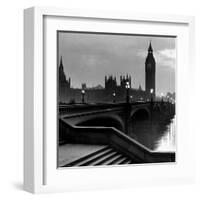 Bridge with Big Ben-null-Framed Art Print