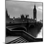 Bridge with Big Ben-null-Mounted Art Print